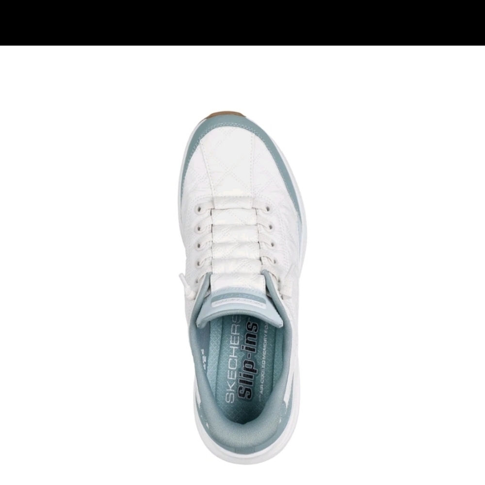 Skechers Women's Contour Foam Slip Ins Sneaker, Sage - Picture 6 of 9